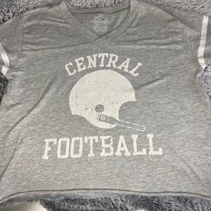 American Eagle football tee shirt